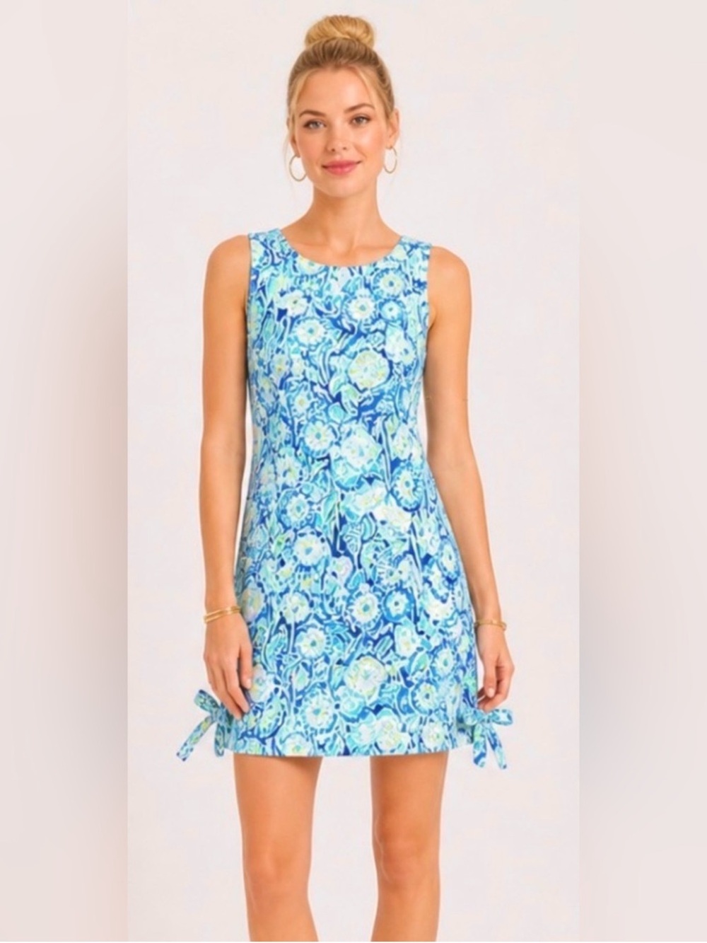 Lilly Pulitzer Mila Indigo Sunset Swim Shift Dress sz 6